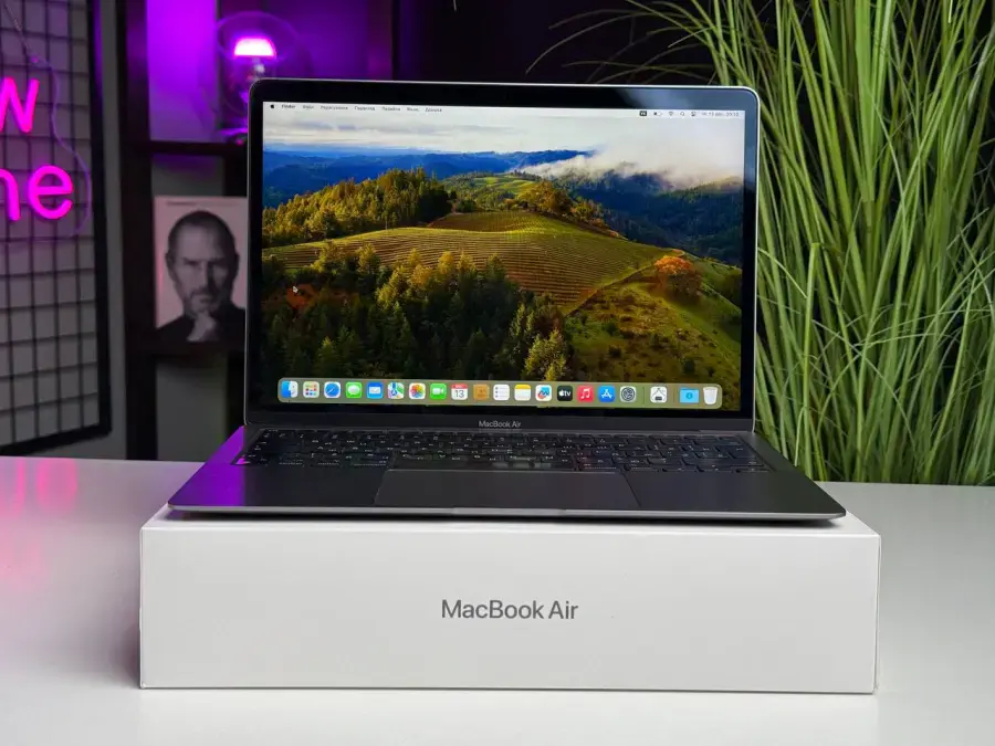 ВЖИВАНИЙ MacBook Air 13" M1/8CPU/7GPU/8GB/256GB Space Gray 2020 (MGN63) - US English - Стан: гарний | Акумулятор: 85% | Комплектація: повний | Гарантія: 1 міс.