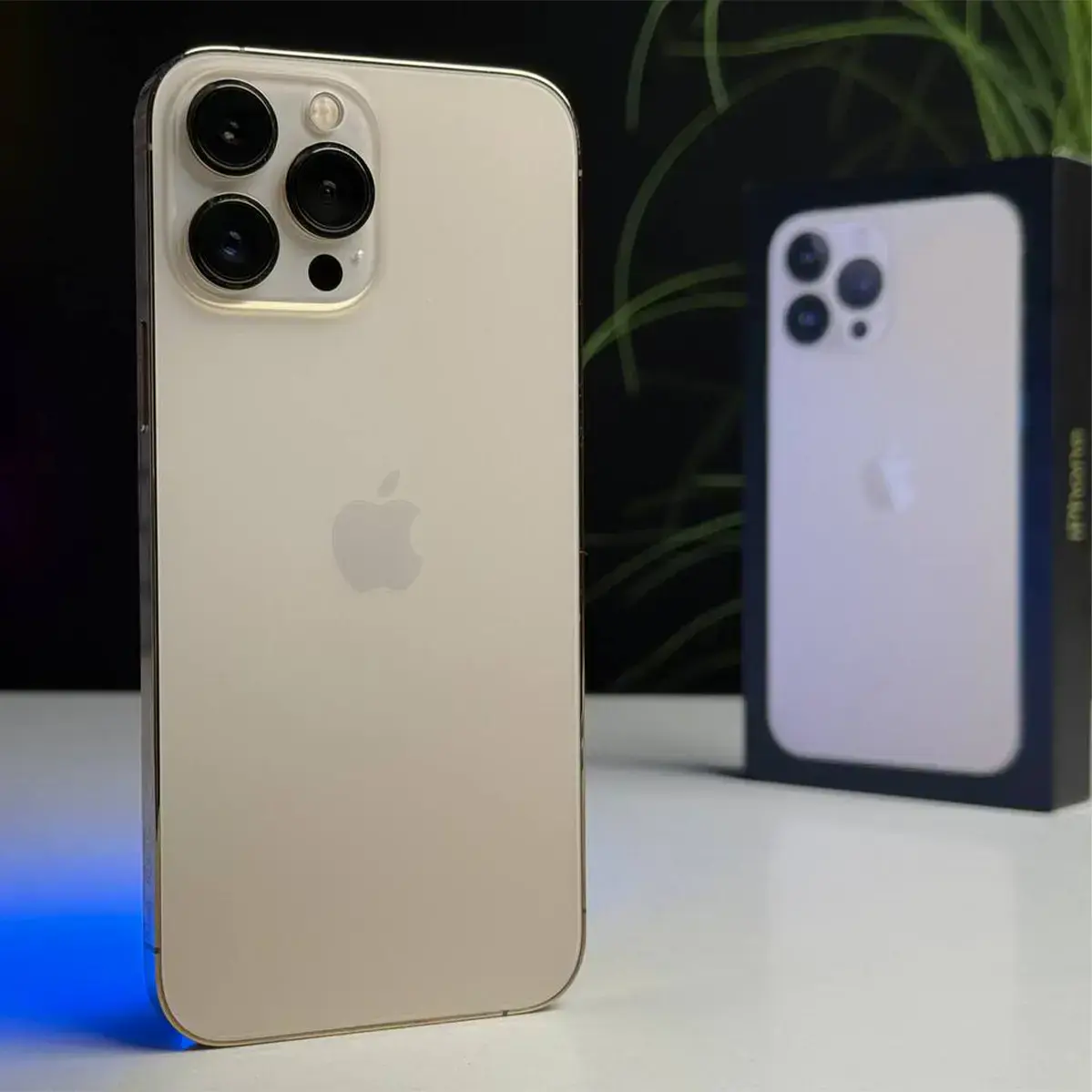 Б/У Apple iPhone 13 Pro Max 256GB Gold (MLKU3, MLLD3) - Состояние: хороший| Аккумулятор: 100% | Комплектация: полный | Гарантія: 1 мес.