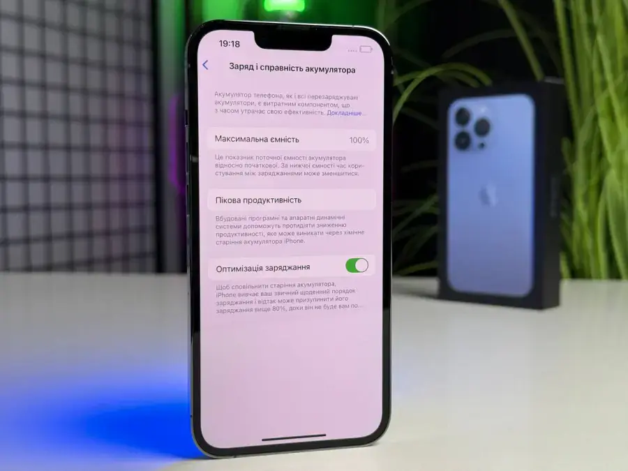 ВЖИВАНИЙ Apple iPhone 13 Pro 512GB Sierra Blue (MLU73, MLVU3) - Стан: гарний | Акумулятор: 100% | Комплектація: повний | Гарантія: 1 міс.