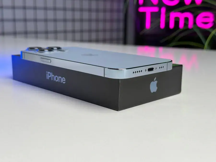 ВЖИВАНИЙ Apple iPhone 13 Pro 512GB Sierra Blue (MLU73, MLVU3) - Стан: гарний | Акумулятор: 100% | Комплектація: повний | Гарантія: 1 міс.