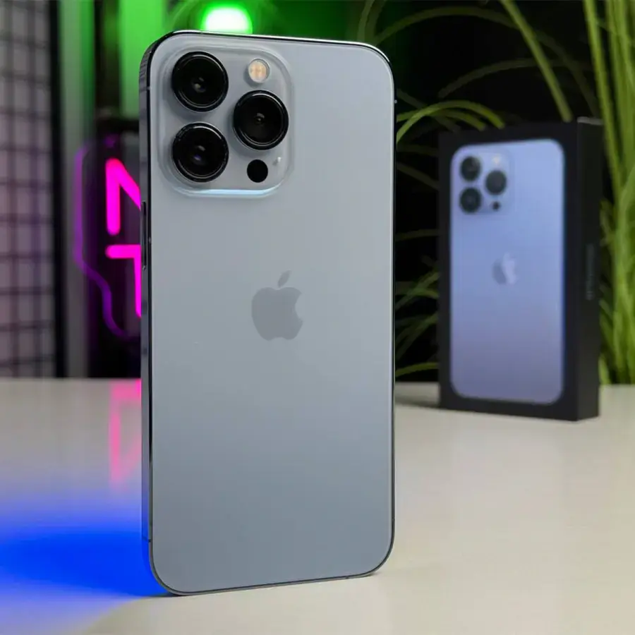 ВЖИВАНИЙ Apple iPhone 13 Pro 512GB Sierra Blue (MLU73, MLVU3) - Стан: гарний | Акумулятор: 100% | Комплектація: повний | Гарантія: 1 міс.