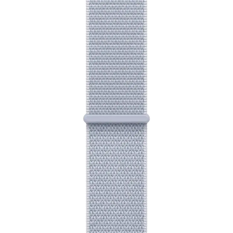 Apple Watch Series 10 GPS 42mm Rose Gold Aluminum Case with Blue Cloud Sport Loop (MWWY3+MXKX3)