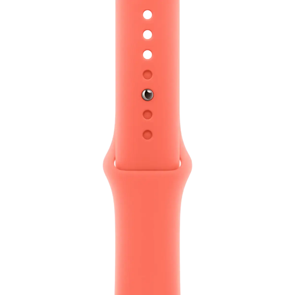 Apple Watch Series 10 GPS 46mm Rose Gold Aluminum Case with Tangerine Sport Band - S/M (MWX23+MDT54)
