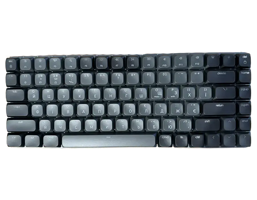 Беспроводная клавиатура с подсветкой Satechi SM1 Slim Mechanical Backlit Bluetooth Keyboard - Dark (ST-KSM1DK-EN)
