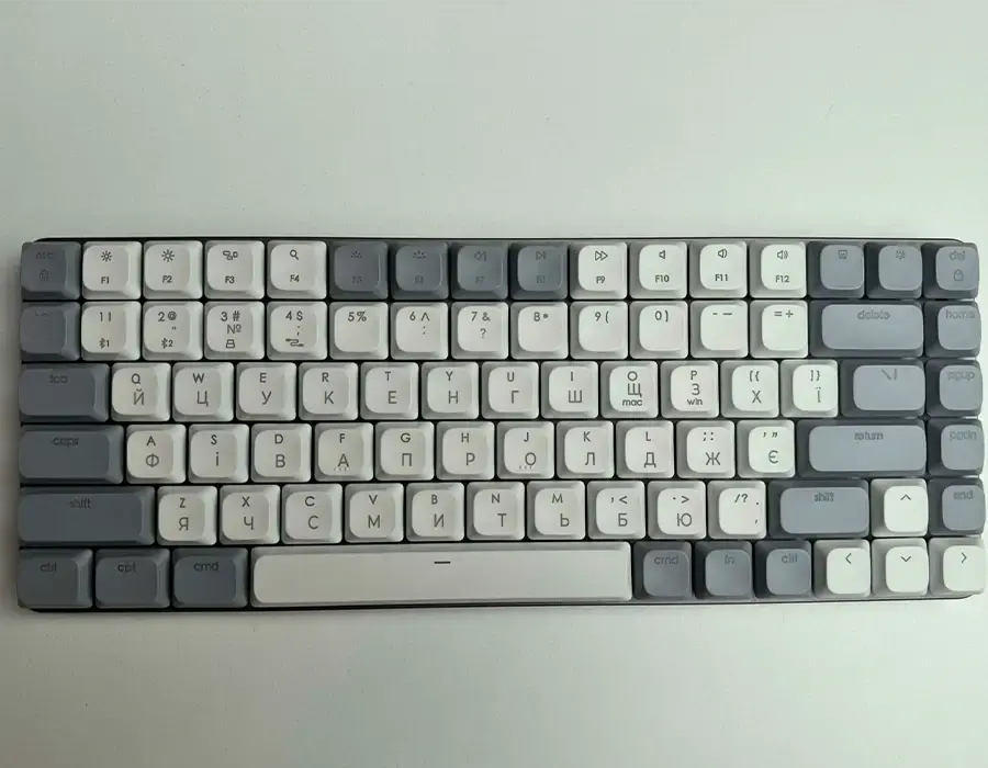 Бездротова клавіатура з підсвіткою Satechi SM1 Slim Mechanical Backlit Bluetooth Keyboard - Light (ST-KSM1LT-EN)