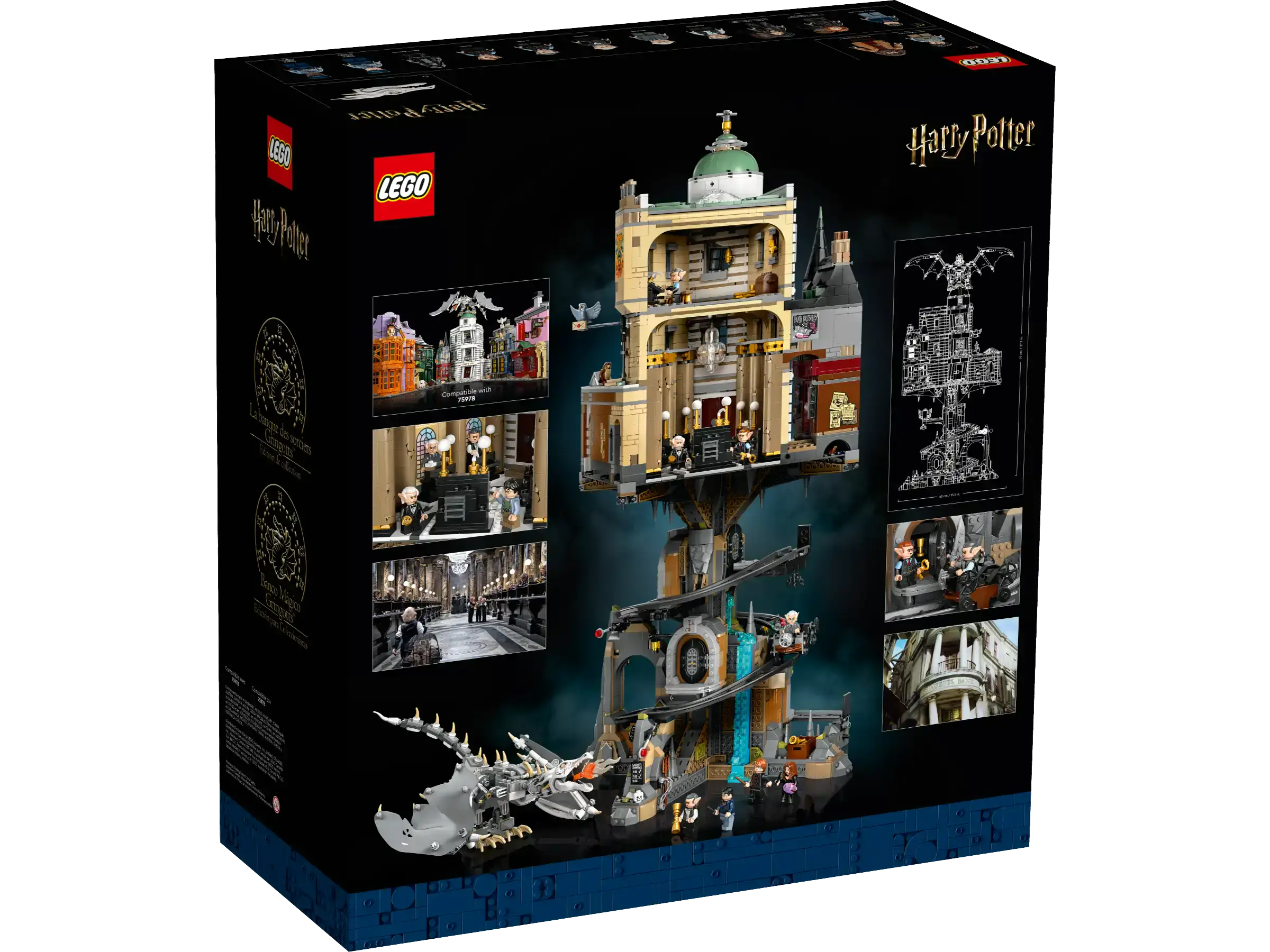 Блоковий конструктор LEGO Harry Potter Чарівний банк Грінготтс (76417)