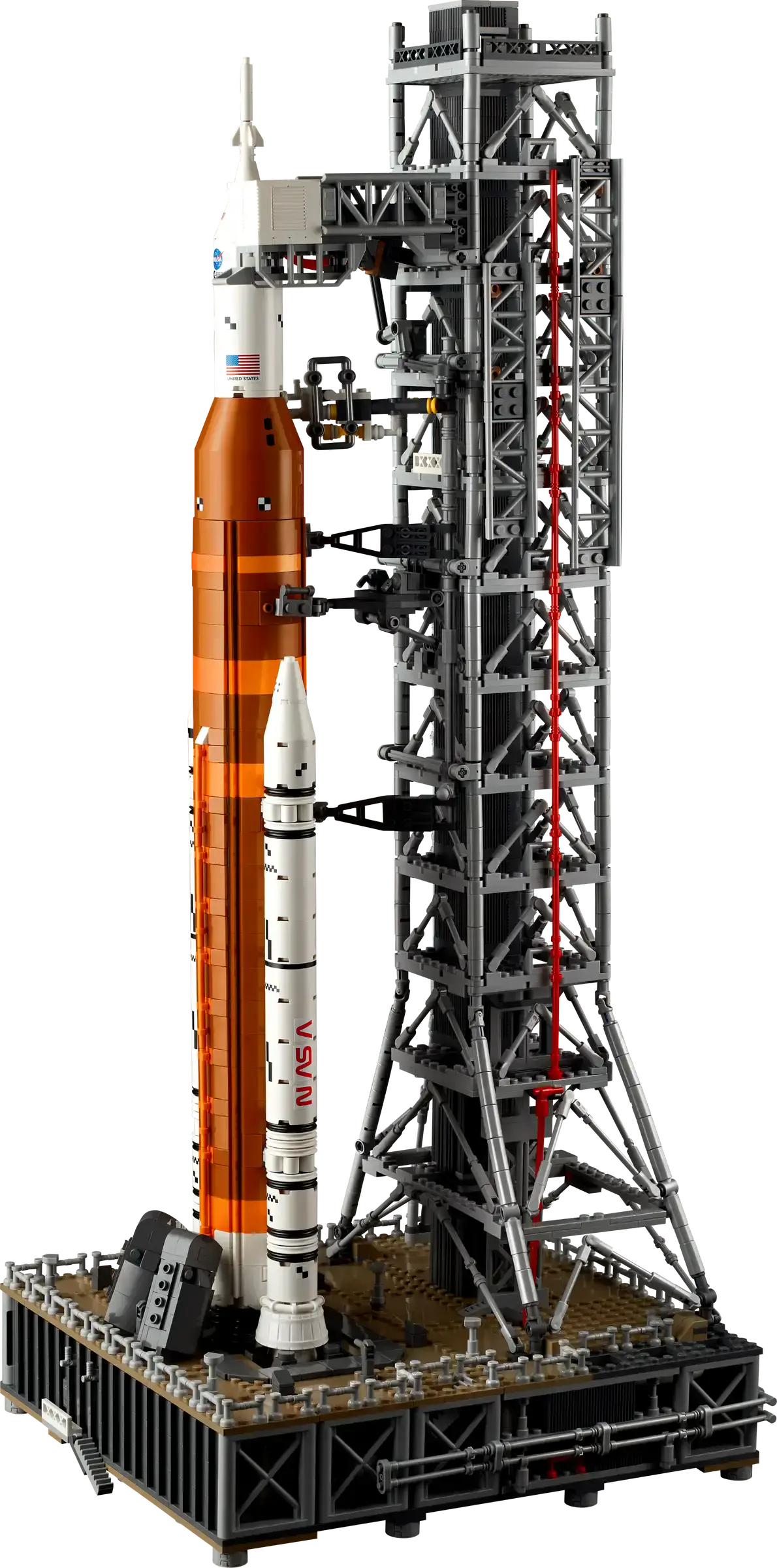 Блоковый конструктор LEGO Icons Система космического запуска НАСА Артемида (10341)