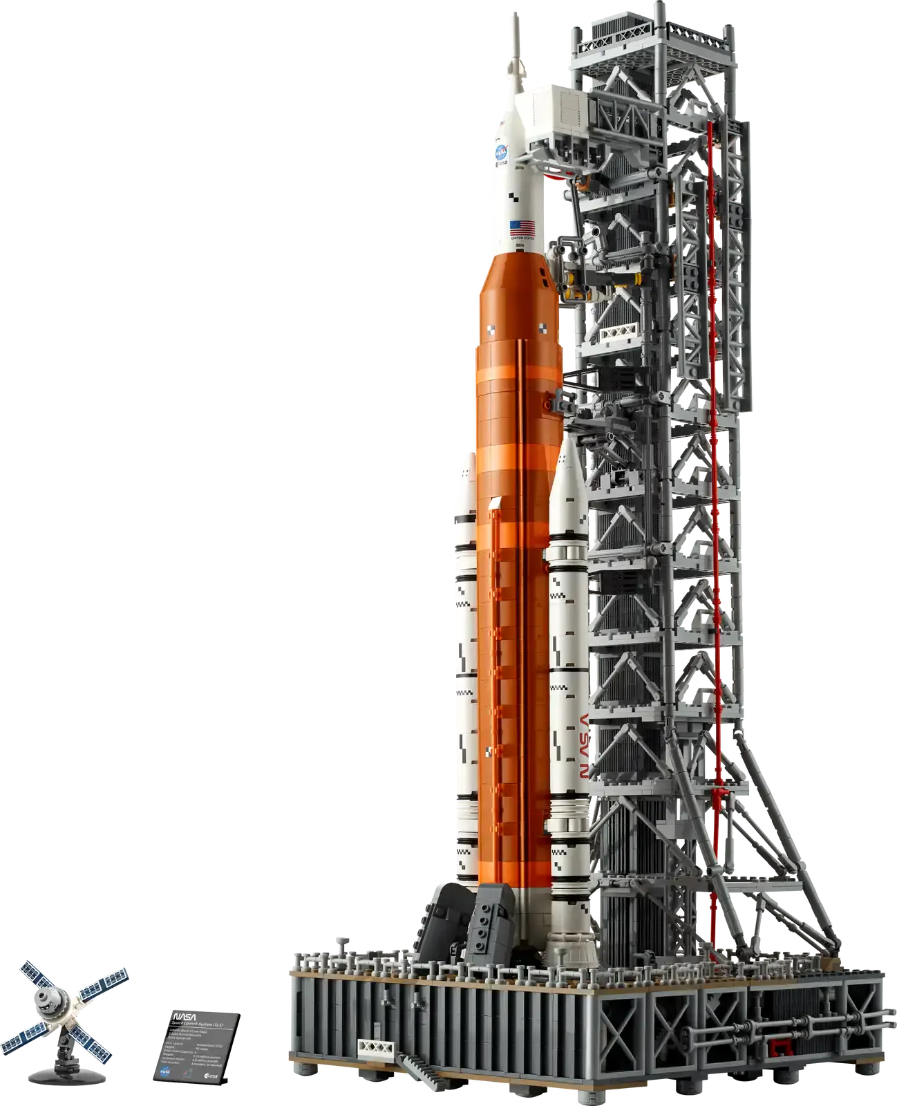 Блоковый конструктор LEGO Icons Система космического запуска НАСА Артемида (10341)