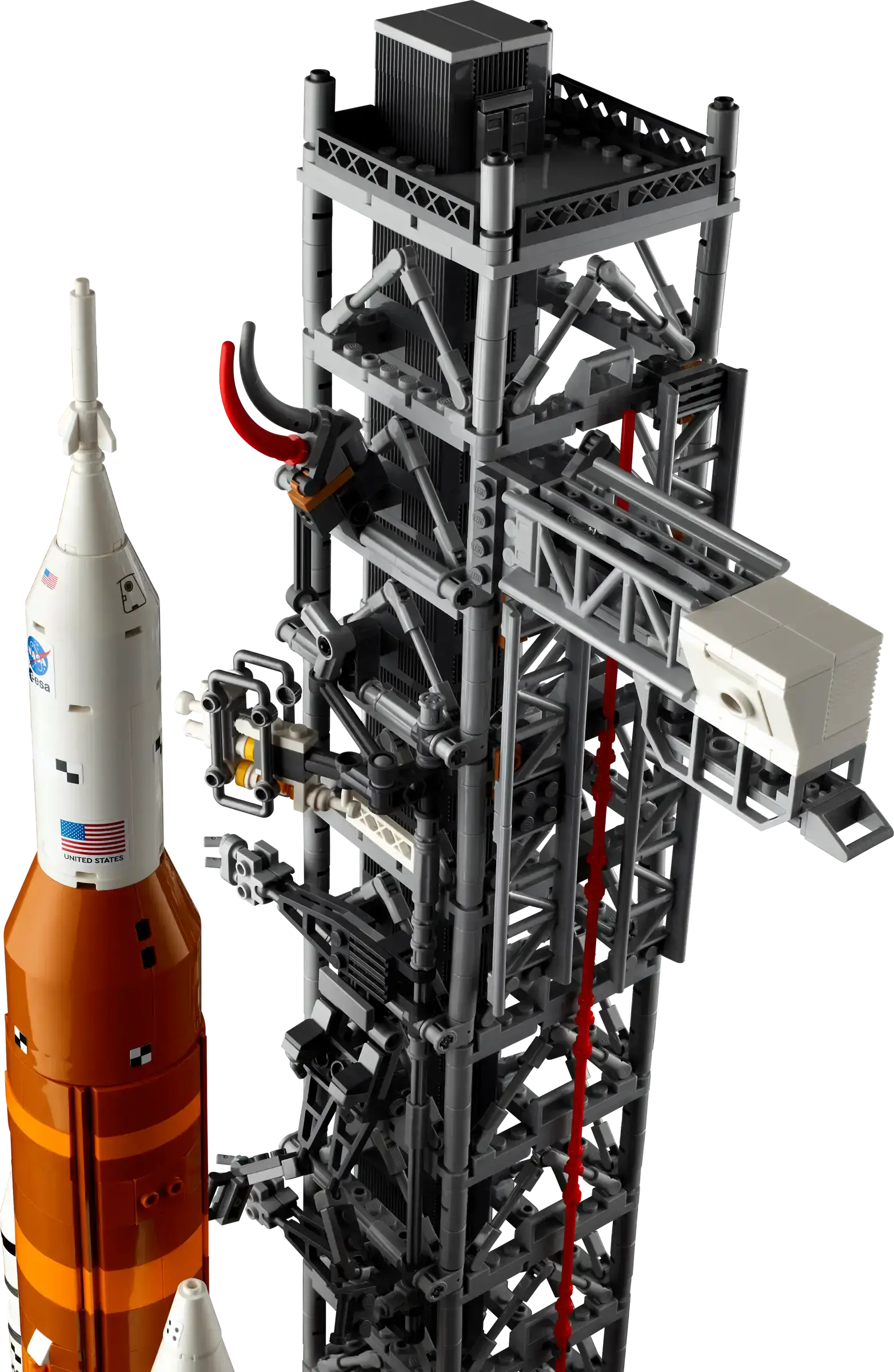 Блоковый конструктор LEGO Icons Система космического запуска НАСА Артемида (10341)