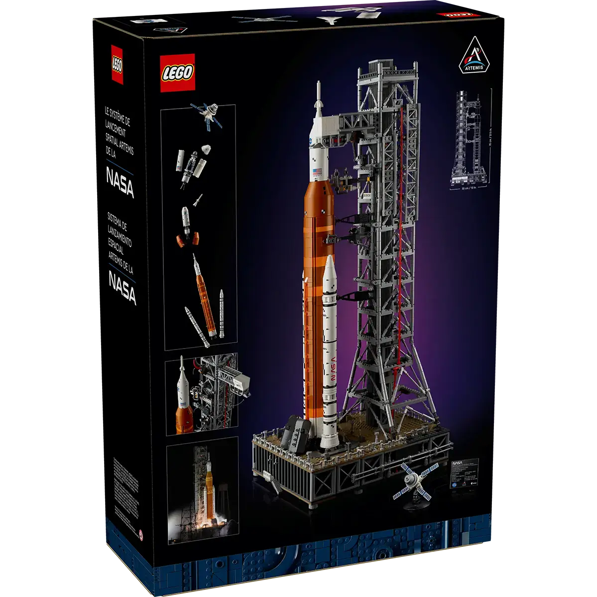 Блоковый конструктор LEGO Icons Система космического запуска НАСА Артемида (10341)