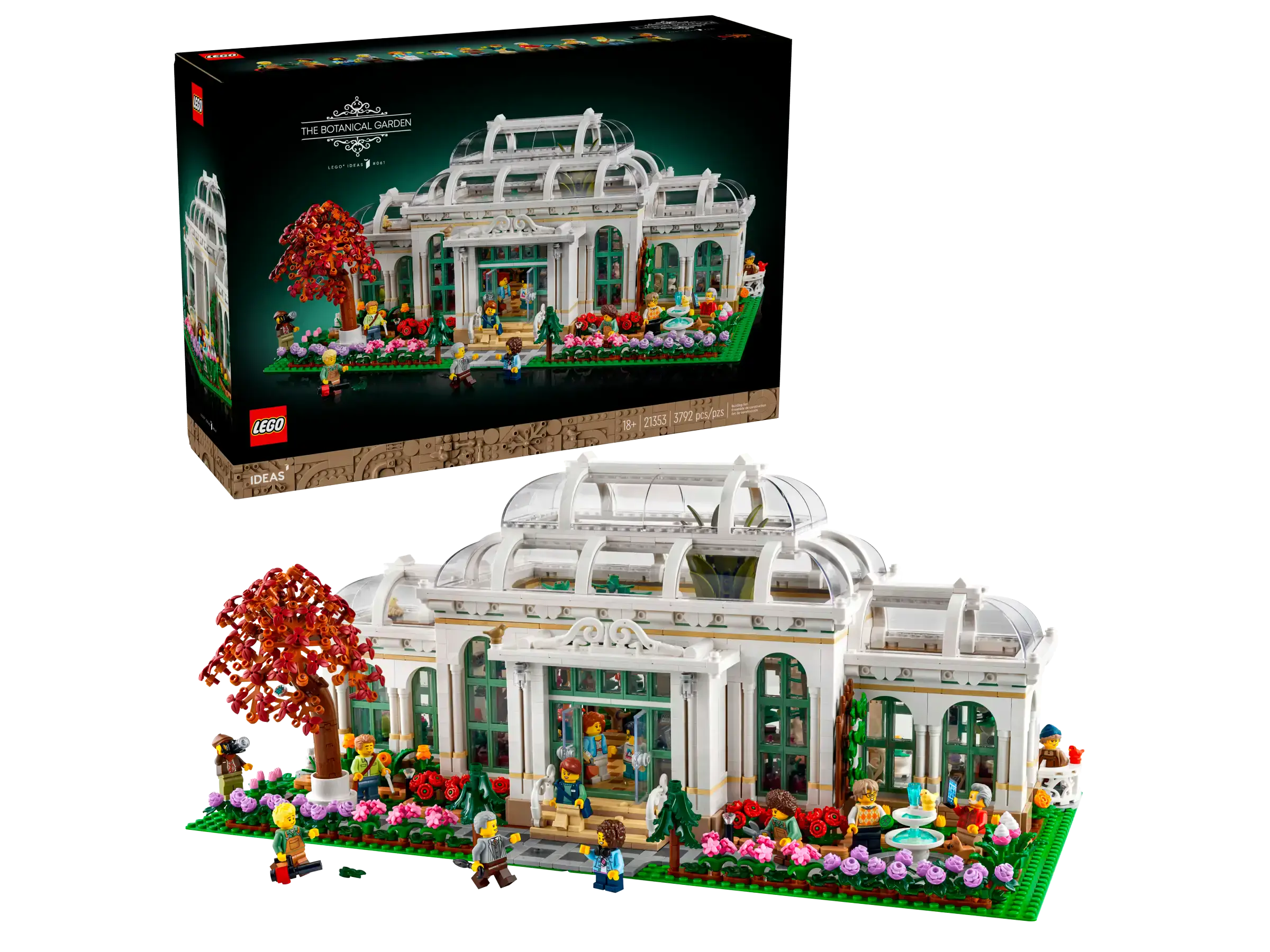 Блоковий конструктор LEGO Ideas Ботанічний сад (21353)