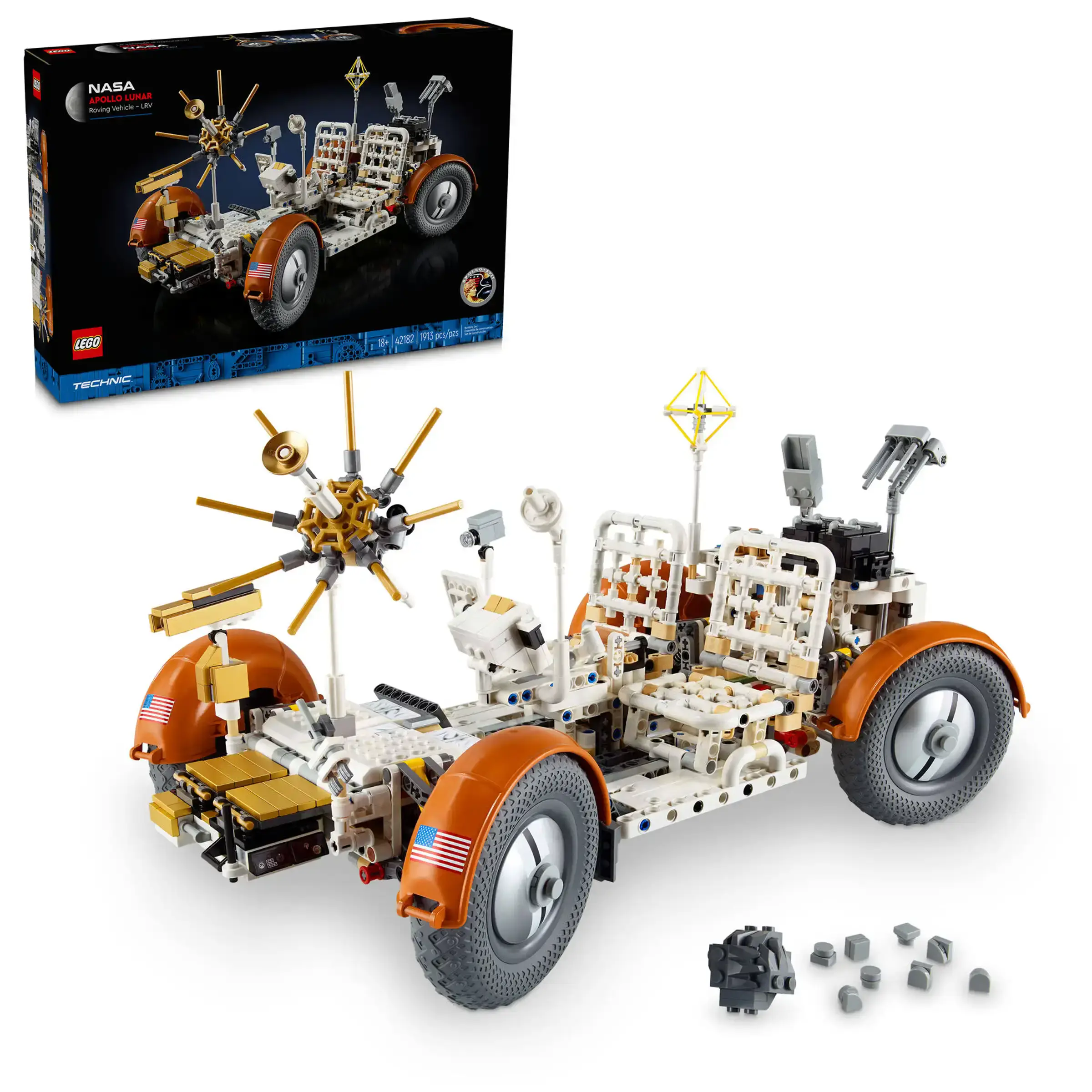 Блоковый конструктор LEGO Technic Лунный автомобиль NASA Apollo (42182)