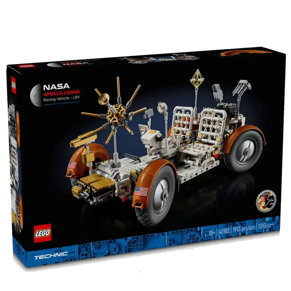 Блоковый конструктор LEGO Technic Лунный автомобиль NASA Apollo (42182)