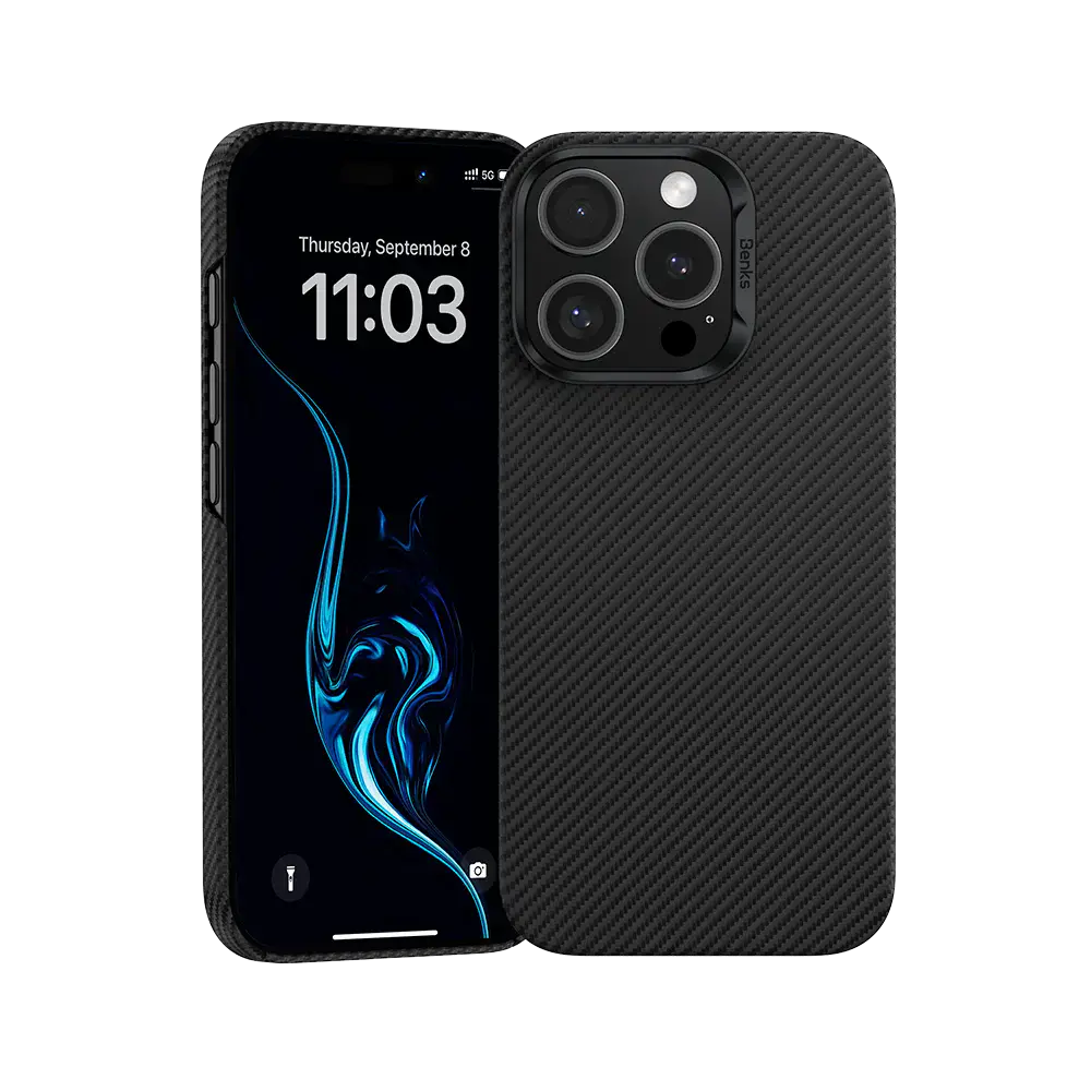 Чехол Benks iPhone 16 Pro Max Magnetic Kevlar ArmorAir Case 600D - Black (6948005904968)