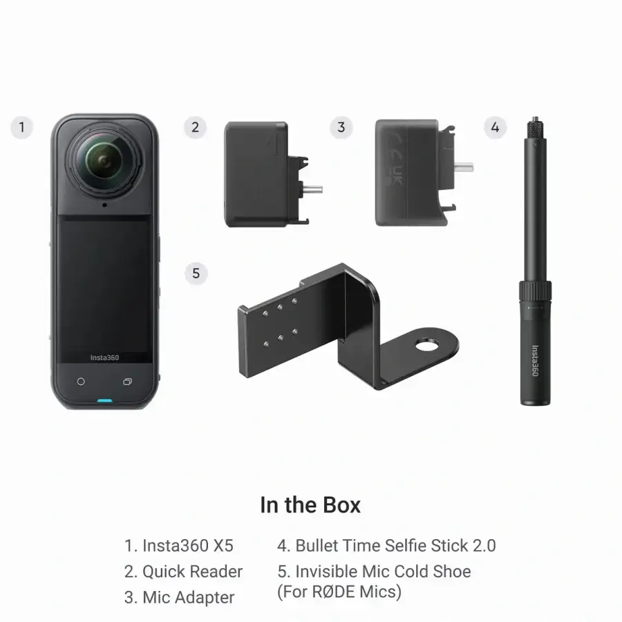 Екшн-камера Insta360 X5 Creator Bundle