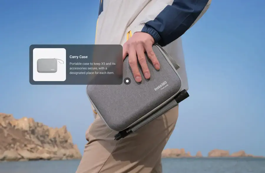 Екшн-камера Insta360 X5 Essentials Bundle (CINSAAHA_X504)