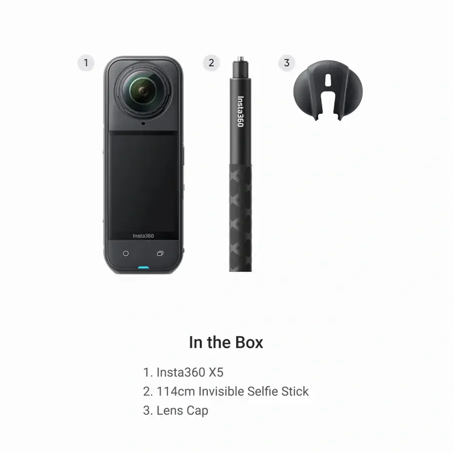 Экшн-камера Insta360 X5 Get-Set Bundle