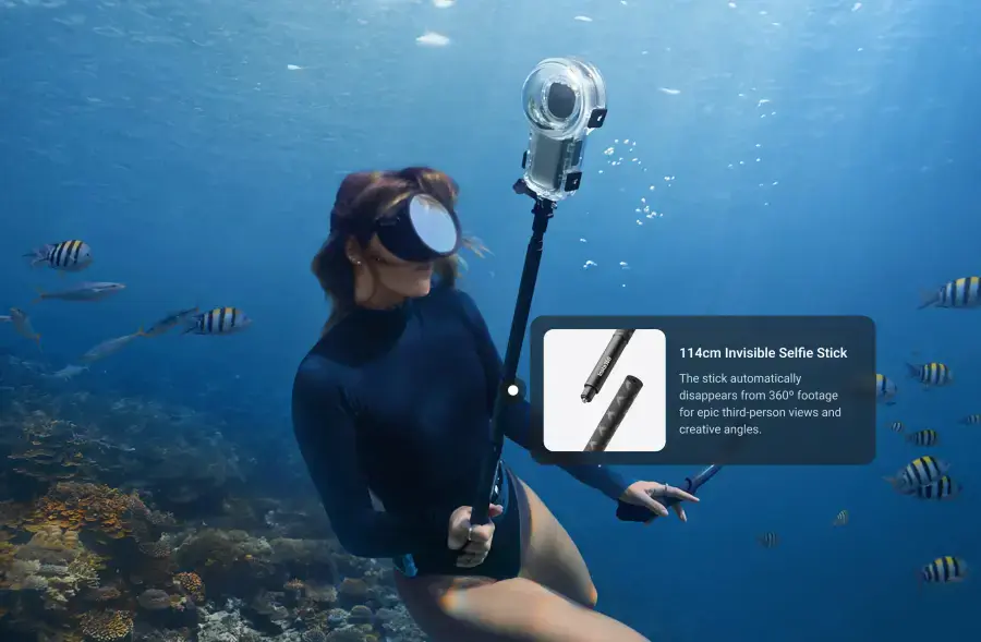 Екшн-камера Insta360 X5 Invisible Dive Bundle