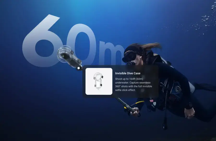 Екшн-камера Insta360 X5 Invisible Dive Bundle