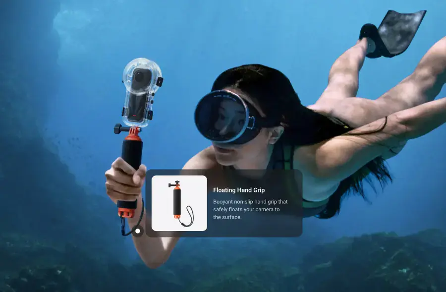 Екшн-камера Insta360 X5 Invisible Dive Bundle