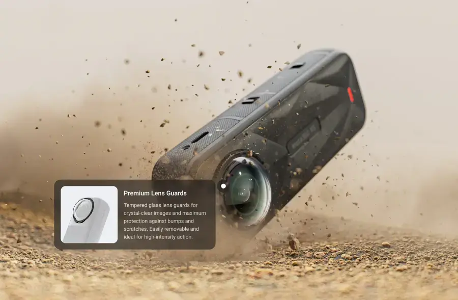 Екшн-камера Insta360 X5 Premium Lens Guards Bundle