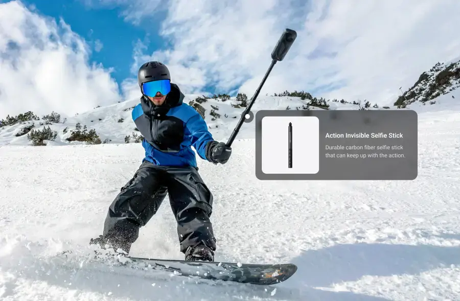 Экшн-камера Insta360 X5 Snowboard Bundle