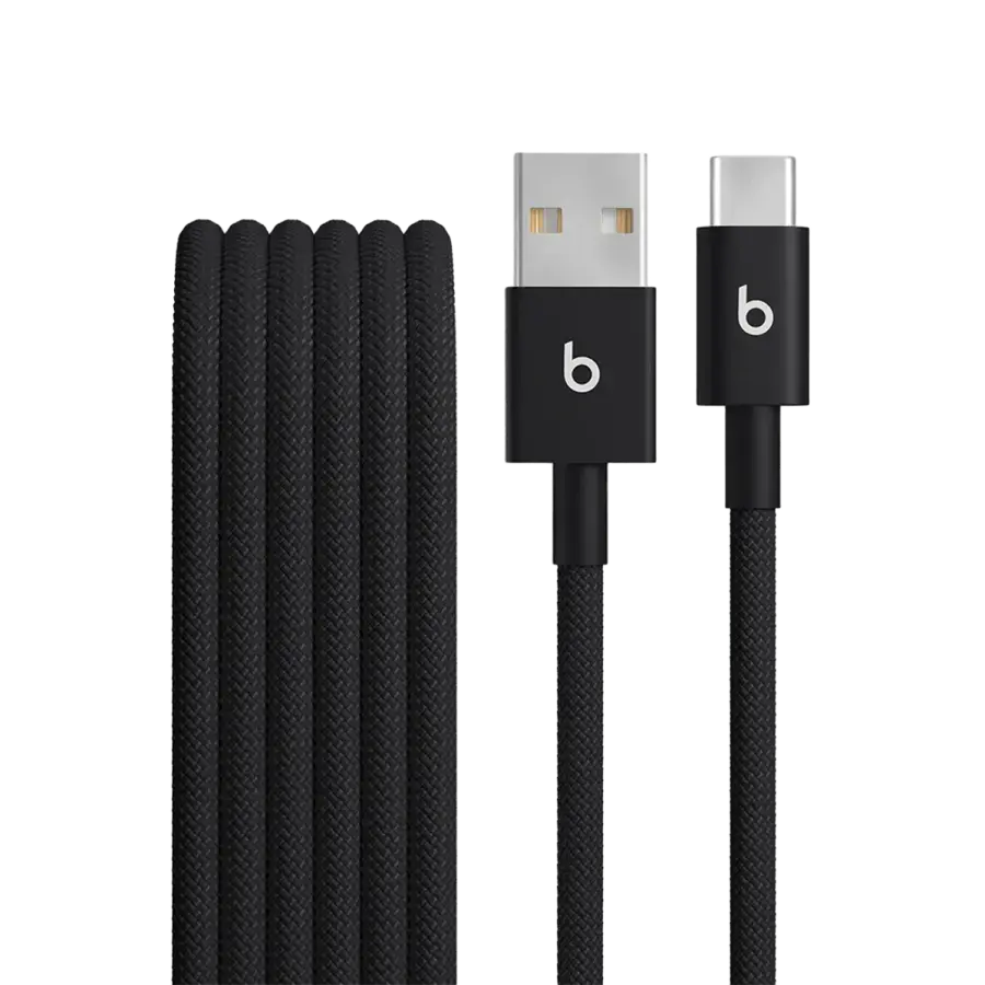 Кабель Beats Two-Pack USB-A to USB-C Woven Cables – Bolt Black (MDGH4)