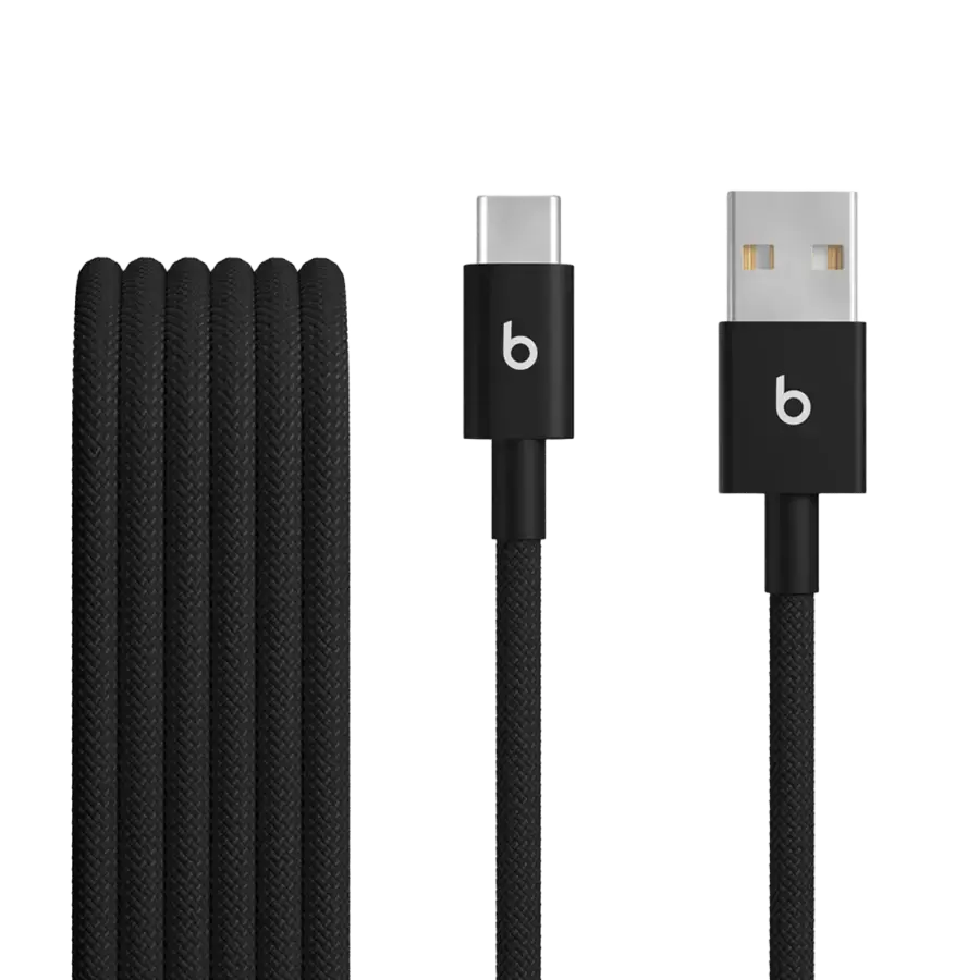 Кабель Beats Two-Pack USB-A to USB-C Woven Cables – Bolt Black (MDGH4)