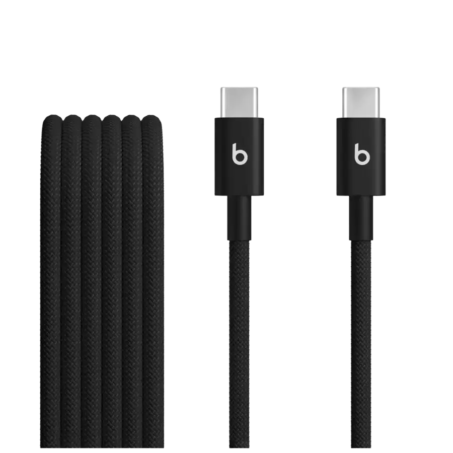 Кабель Beats Two-Pack USB-С to USB-C Woven Cables – Bolt Black (MDGC4)