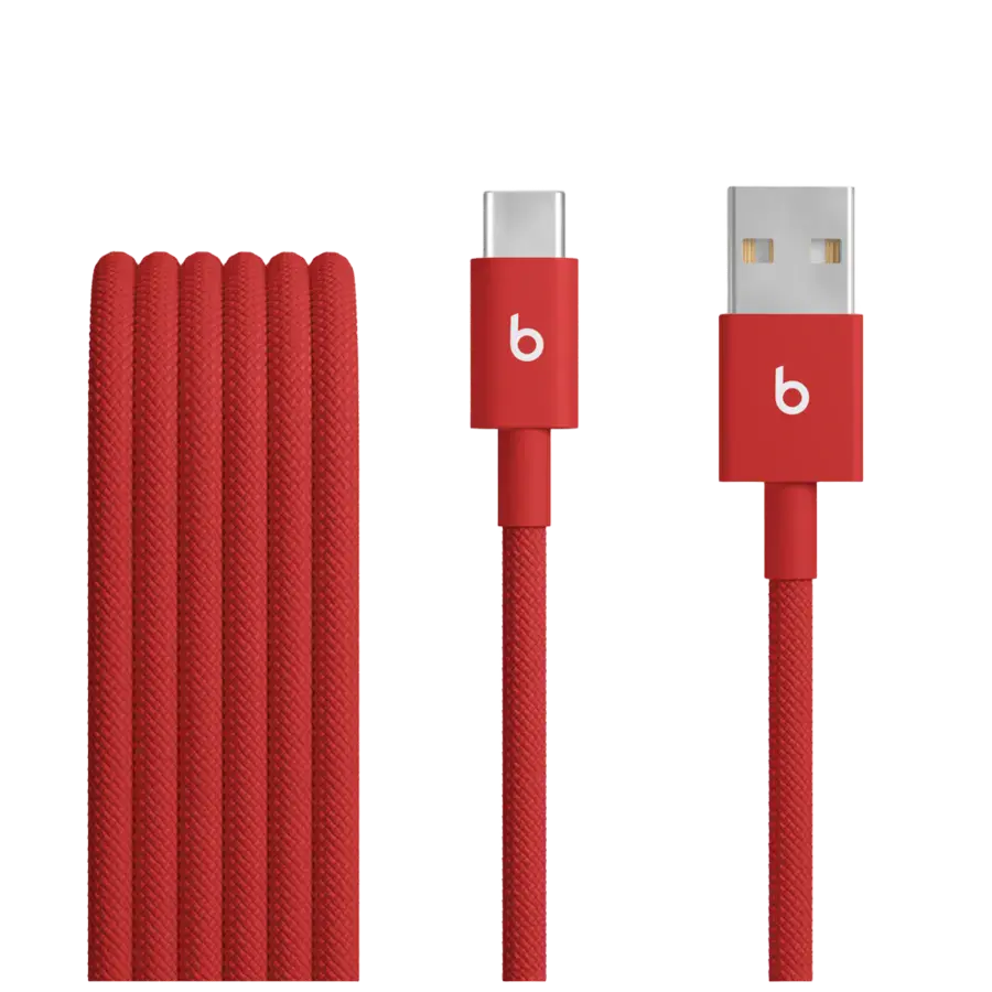 Кабель Beats USB-A to USB-C Woven Cable – Rapid Red (MFEJ4)