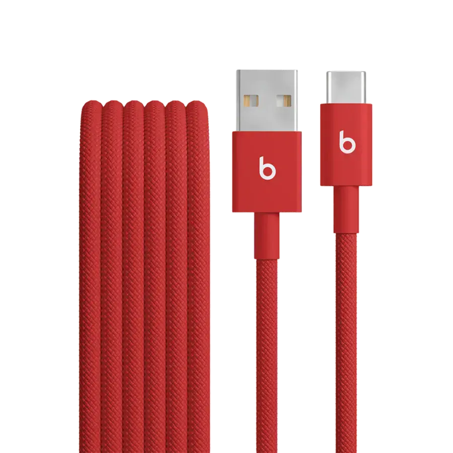Кабель Beats USB-A to USB-C Woven Cable – Rapid Red (MFEJ4)