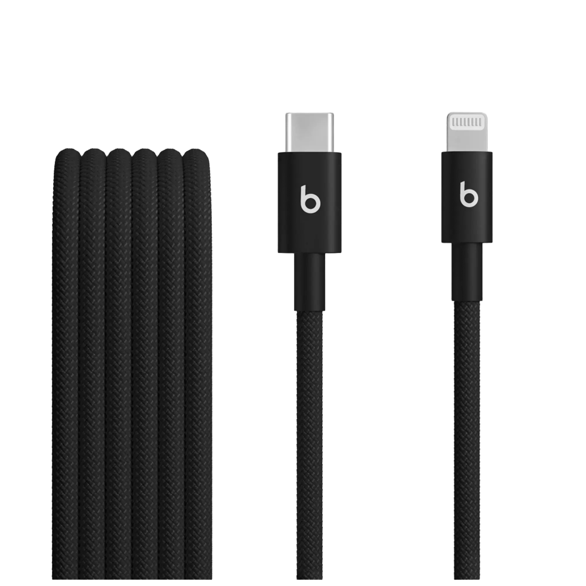 Кабель Beats USB-C to Lightning Woven Cable – Bolt Black (MDGK4)