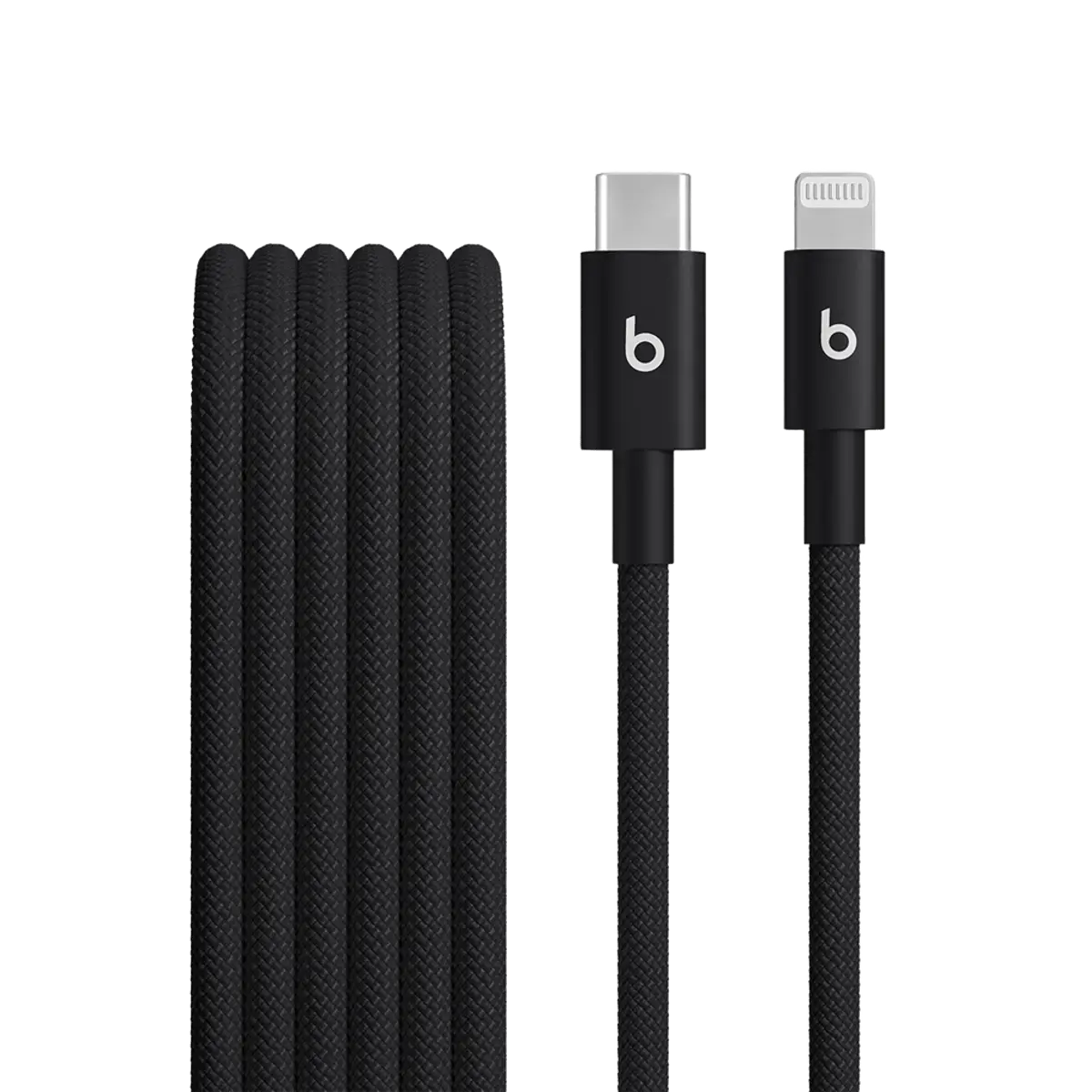 Кабель Beats USB-C to Lightning Woven Cable – Bolt Black (MDGK4)