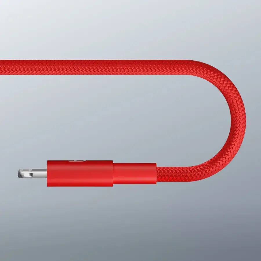 Кабель Beats USB-C to Lightning Woven Cable – Rapid Red (MFEH4)