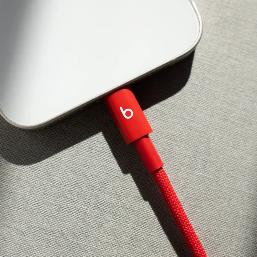 Кабель Beats USB-C to Lightning Woven Cable – Rapid Red (MFEH4)