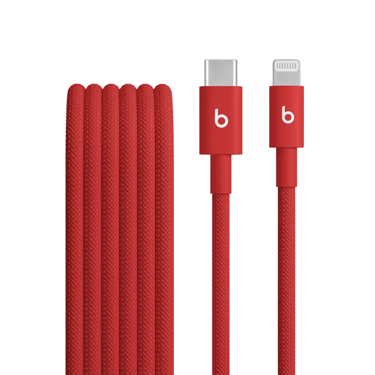 Кабель Beats USB-C to Lightning Woven Cable – Rapid Red (MFEH4)
