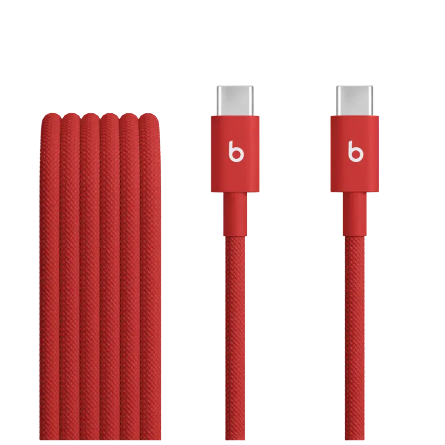 Кабель Beats USB‑C to USB‑C Woven Cable – Rapid Red (MDGF4)