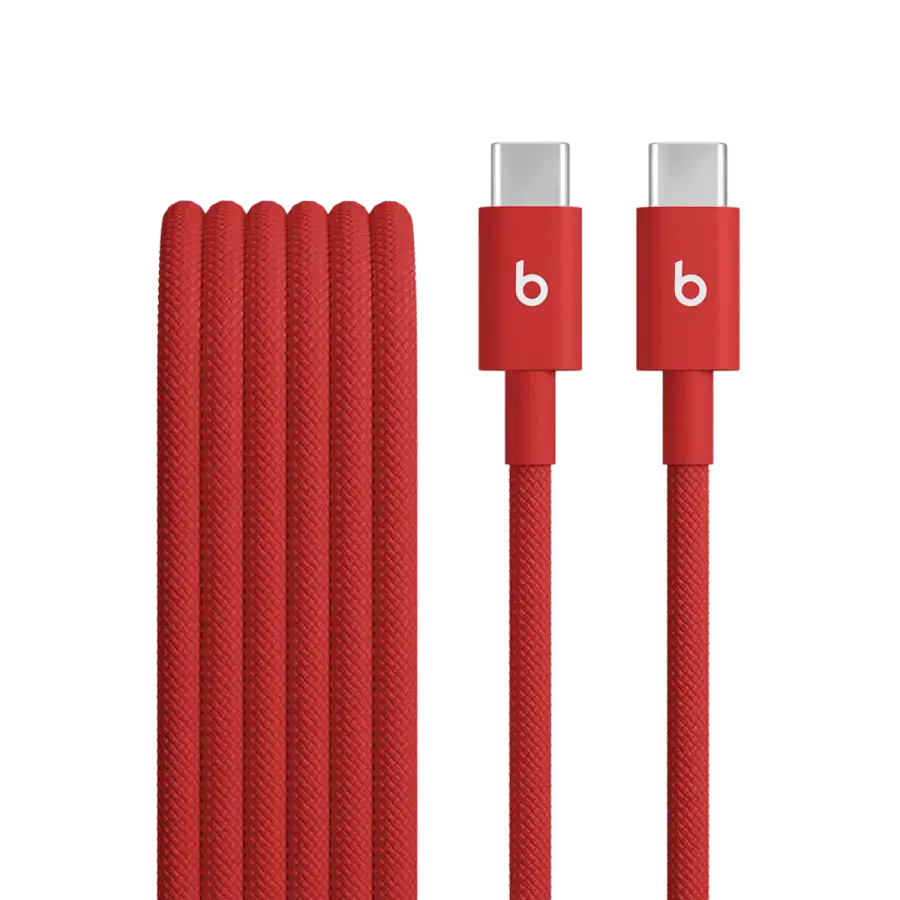 Кабель Beats USB‑C to USB‑C Woven Cable – Rapid Red (MDGF4)