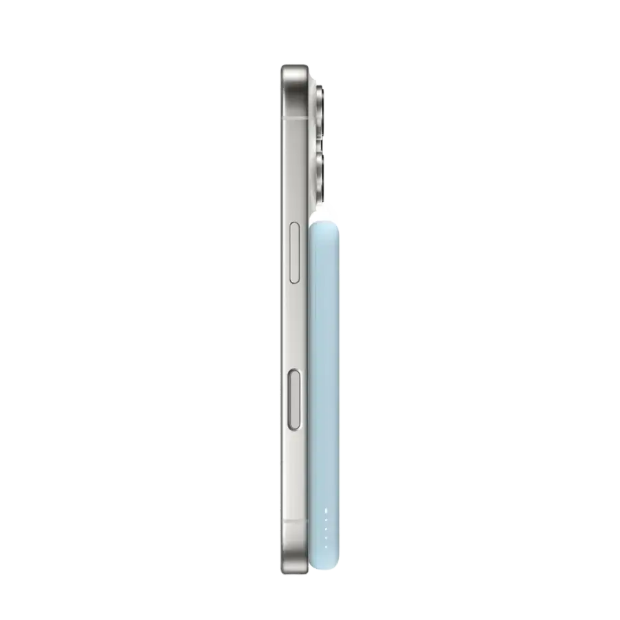 Магнитный павербанк Anker MagGo Power Bank [5K, Slim] - Blue (HRY02, A1667H31)