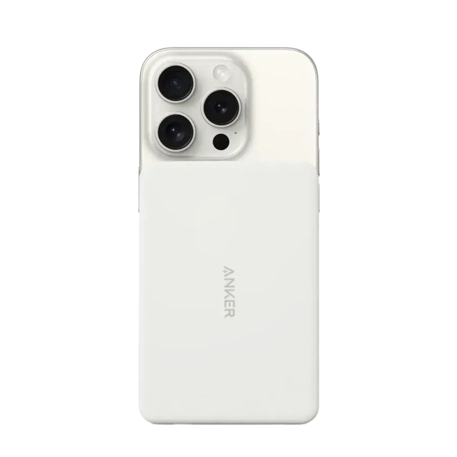 Магнітний павербанк Anker MagGo Power Bank [5K, Slim] - White (HRWY2, A1667H21)