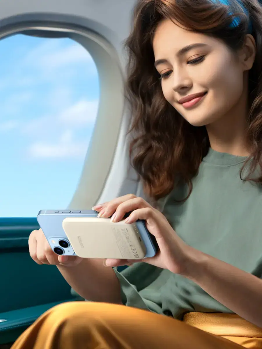 Магнітний павербанк UGREEN PB560 Wireless Magnetic Power Bank 5000mAh - Black (25866)