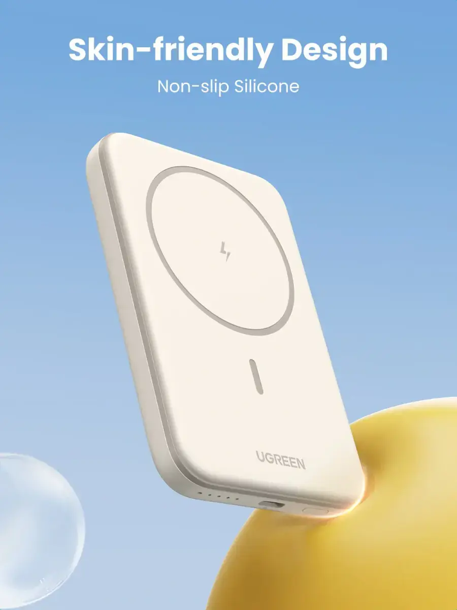 Магнітний павербанк UGREEN PB560 Wireless Magnetic Power Bank 5000mAh - Black (25866)