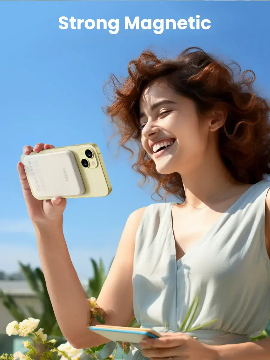 Магнітний павербанк UGREEN PB560 Wireless Magnetic Power Bank 5000mAh - Black (25866)