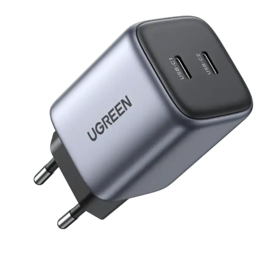 Мережевий зарядний пристрій UGREEN CD294 Nexode 45W USB-C GaN Charger-2 Ports Wall Charger (90573)