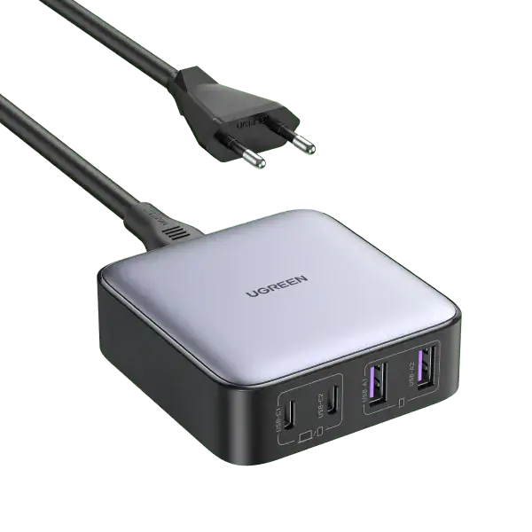 Мережевий зарядний пристрій UGREEN CD327 Nexode 65W USB-C GaN Table Charger (90747)
