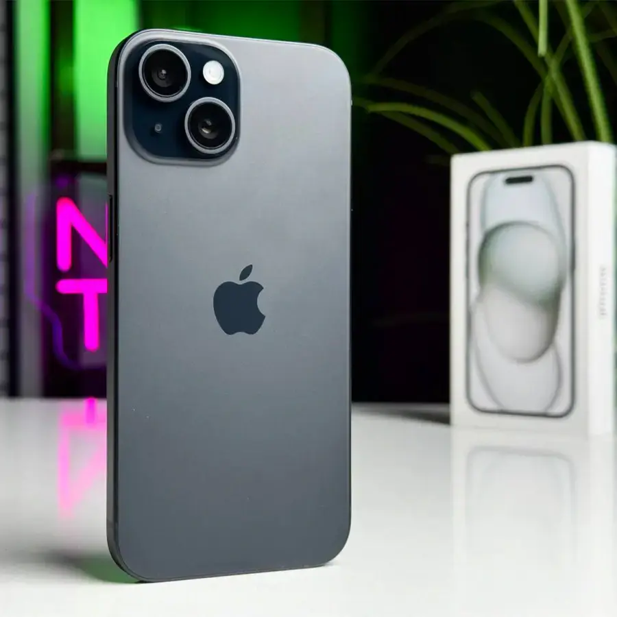 OPEN BOX Apple iPhone 15 128GB Black (MTP03) - Стан: ідеальний | Акумулятор: 100% | Комплектація: повний | Гарантія: 12 міс.