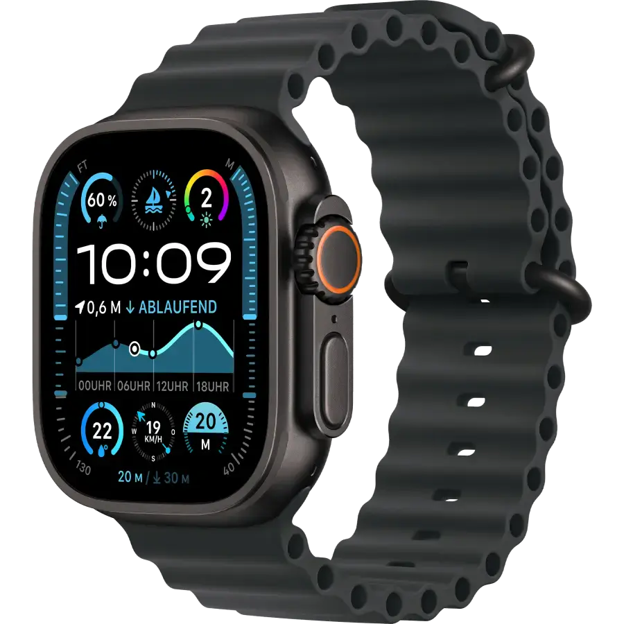 Подовжувач ремінця Apple 49mm Black Ocean Band Extension - Black Titanium Finish (MYPF3)