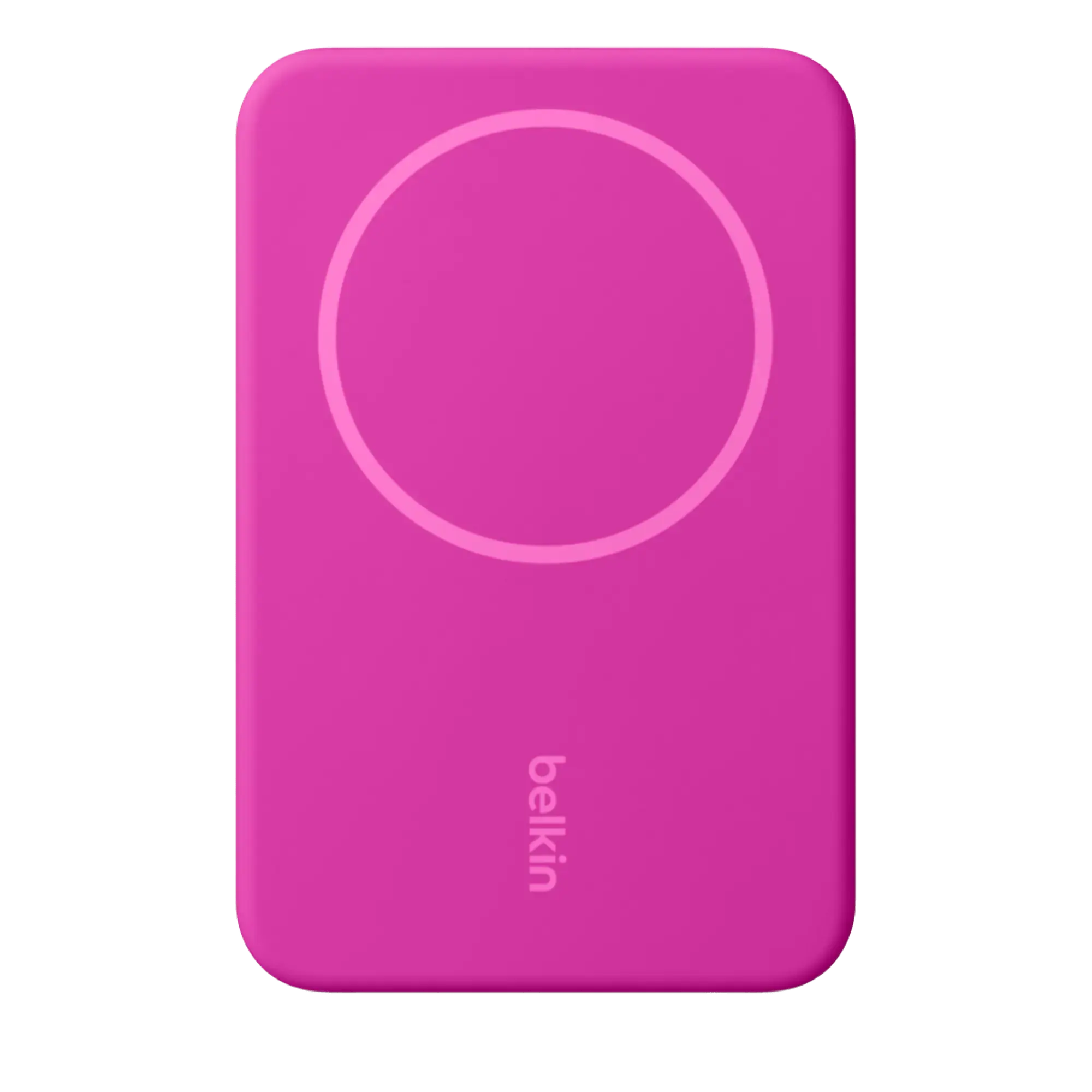Портативний зарядний пристрій [Power Bank] з MagSafe та підставкою Belkin BoostCharge Pro Magnetic Charging Power Bank MagSafe 5K Qi2 15W - Pink (BPD006jqPK-APL, HRX52)