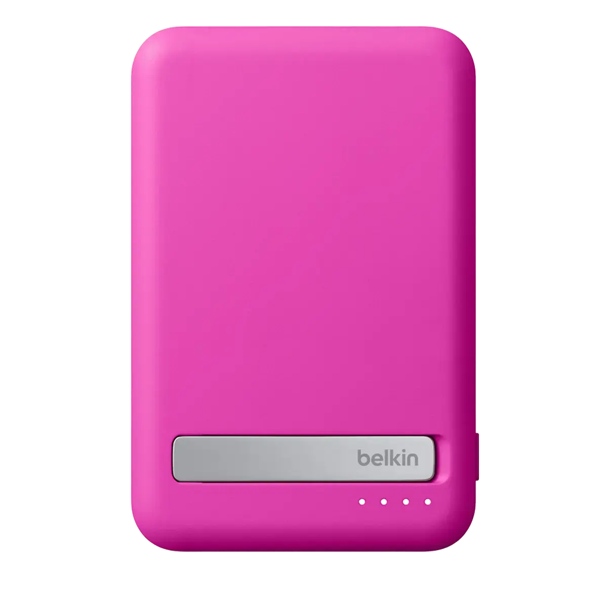Портативное зарядное устройство [Power Bank] с MagSafe и подставкой Belkin BoostCharge Pro Magnetic Charging Power Bank MagSafe 5K Qi2 15W - Pink (BPD006jqPK-APL, HRX52)