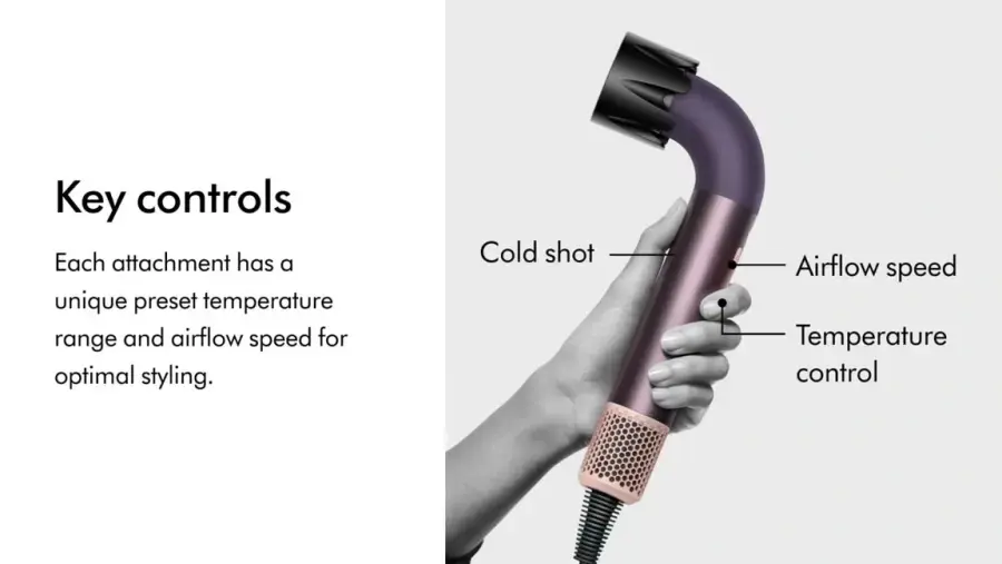 Професійний фен для волосся Dyson HD17 Supersonic r Professional Hair Dryer Curly+Coily - Jasper Plum (123486-01) EU